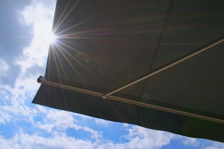 The awning