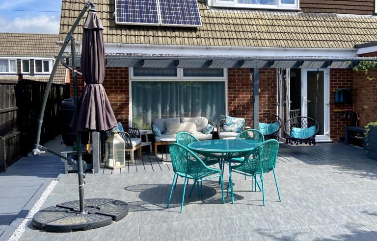 Weather proof patio
